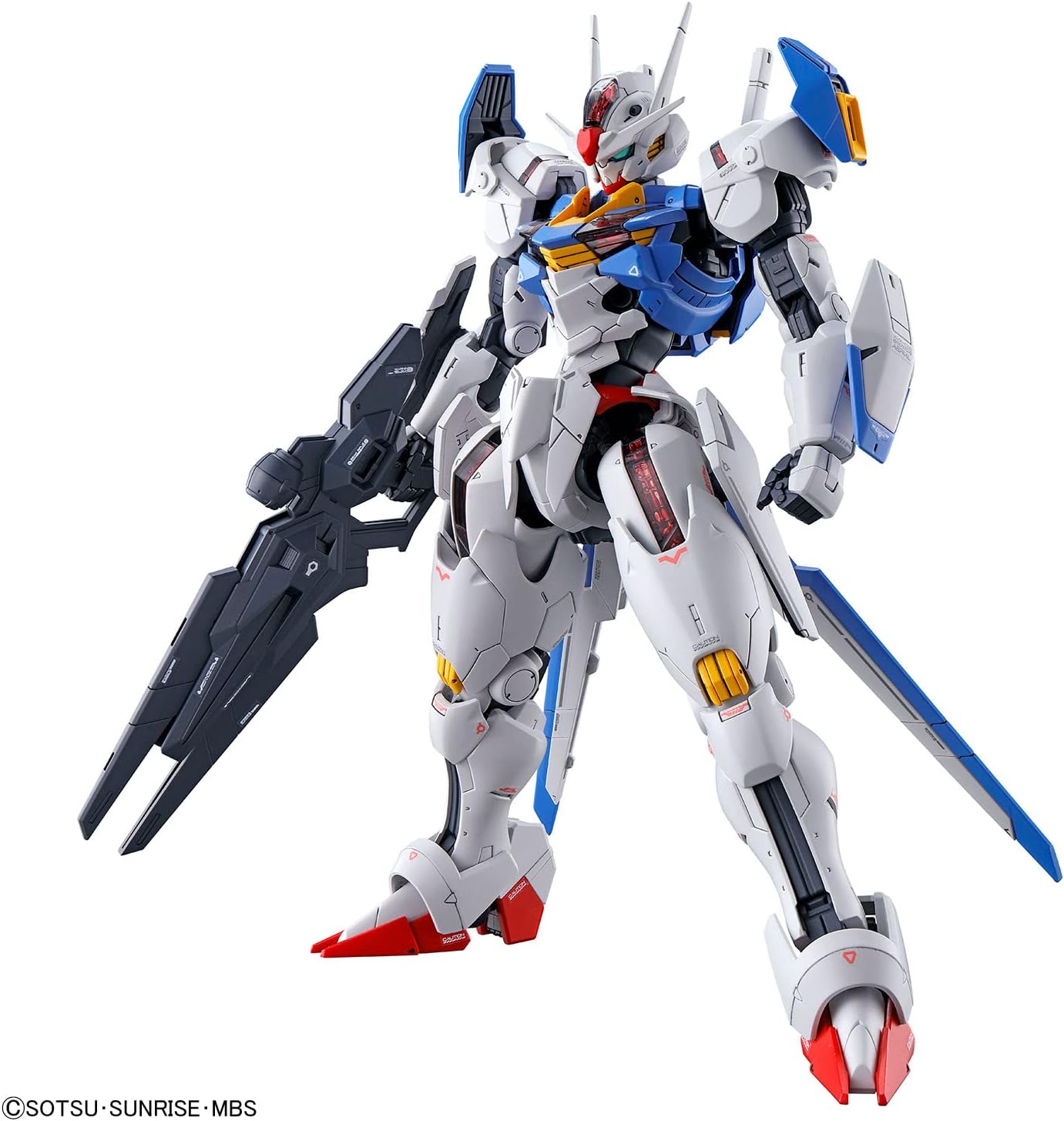 Full Mechanics Mobile Suit Gundam, Witch of Mercury, Gundam Aerial, 1/100 Scale, Color-Coded Plastic Model