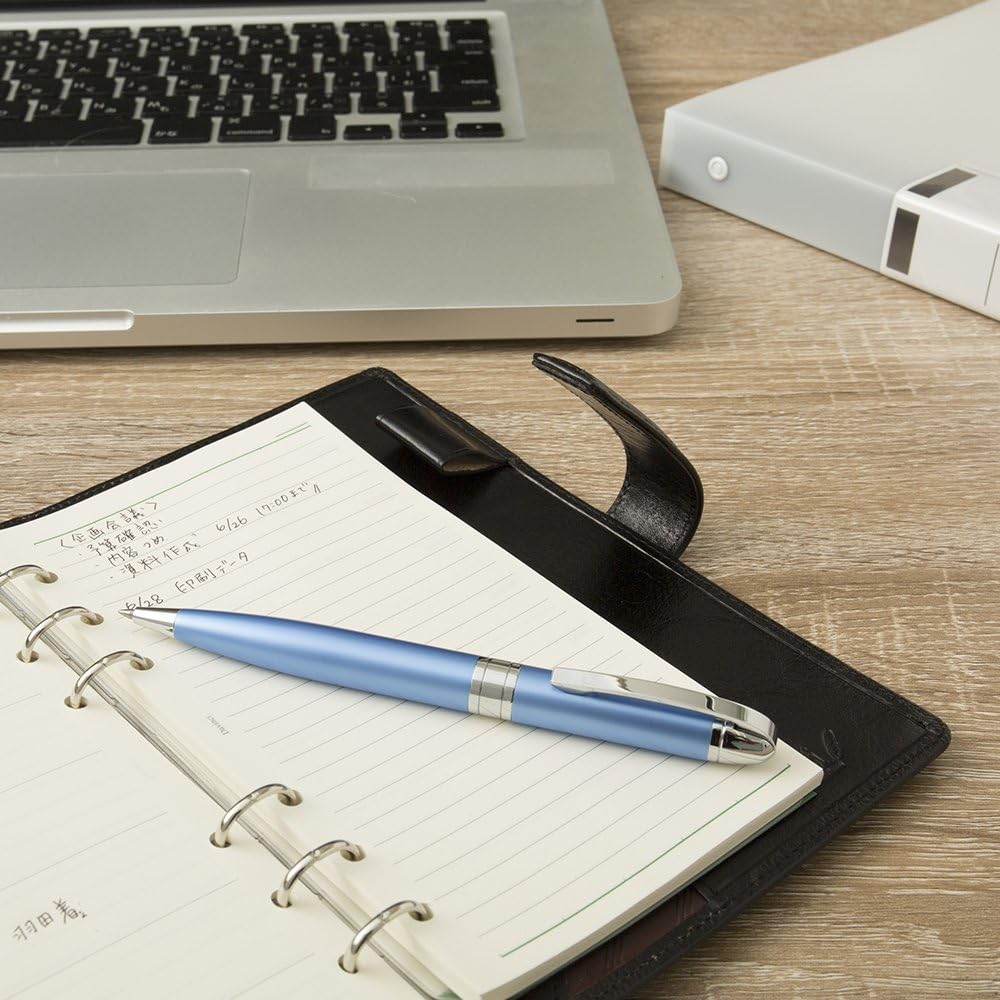 ZEBRA Oil Based Ink Ballpoint Pen, Fortia VC, Black Ink, Pink Body - BA93-P