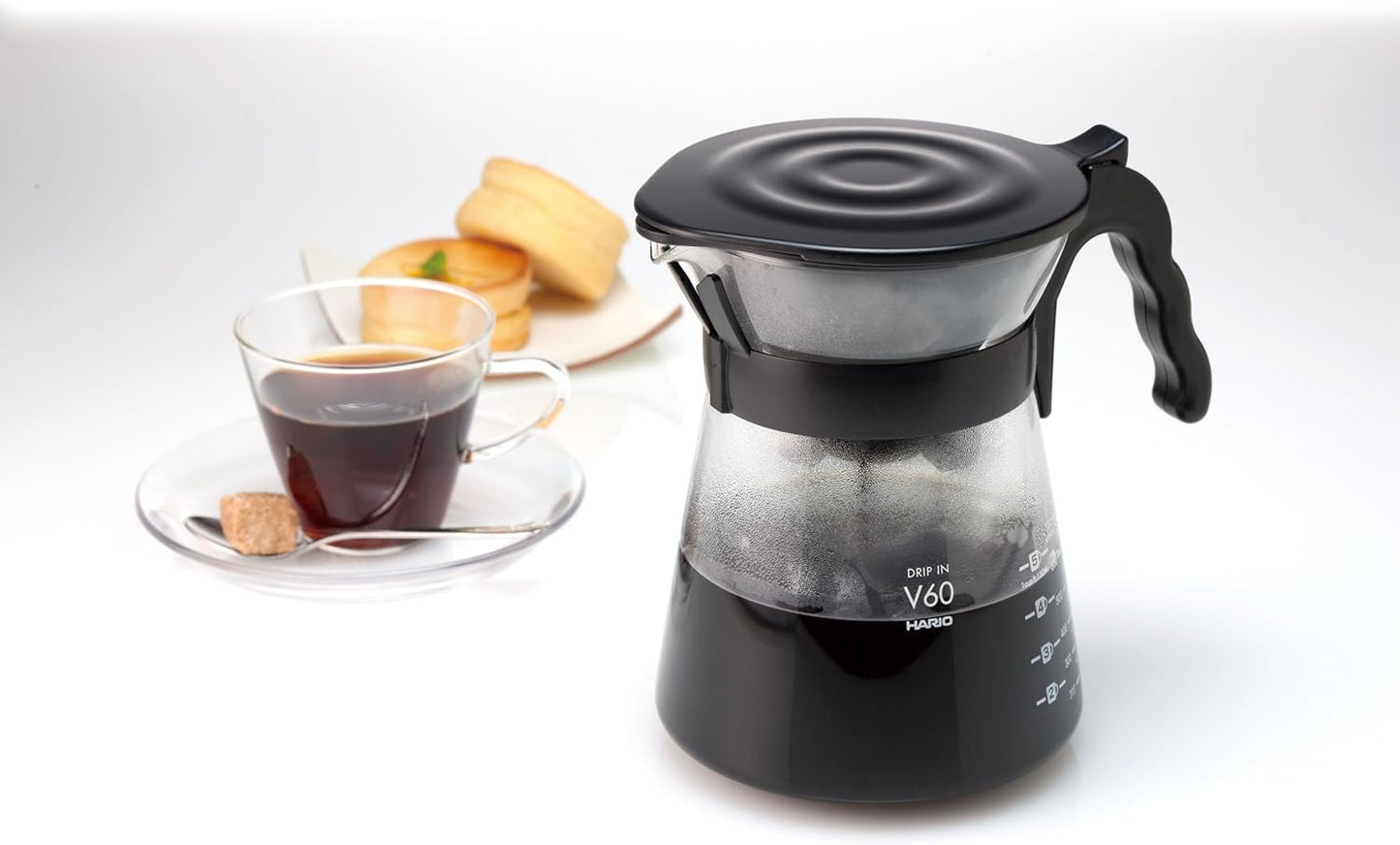 Hario V60 "Drip-In" Coffee Brewer, 700ml, Black