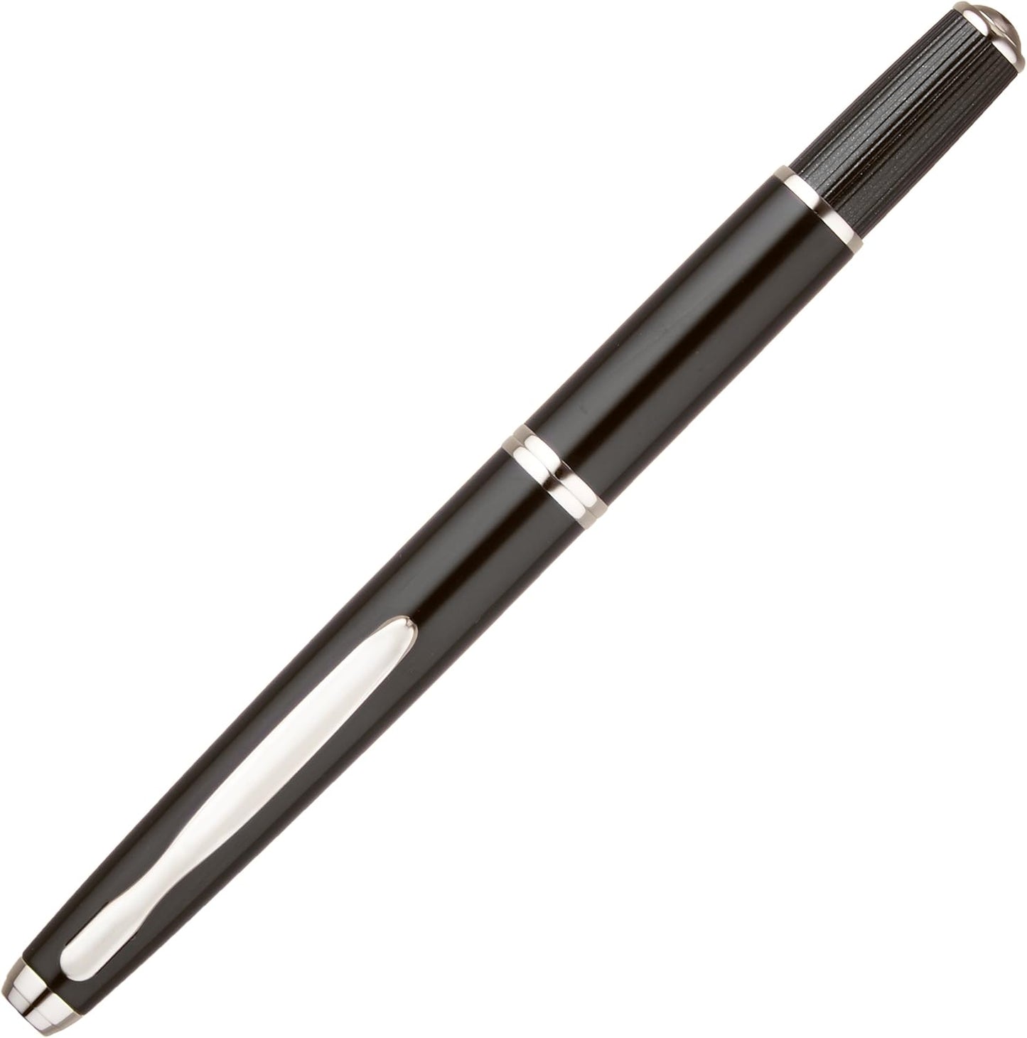 PILOT Fountain Pen Capless Fermo, Black Body, M-Nib (FCF-2MR-B-M)