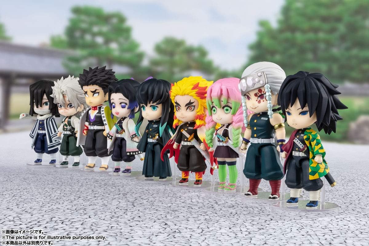 TAMASHII NATIONS - Demon Slayer: Kimetsu no Yaiba - Rengoku Kyojuro, Bandai Spirits Figuarts mini Action Figure