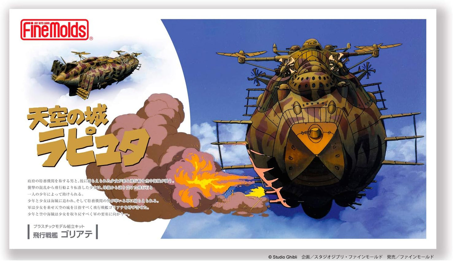 Finemolds Laputa: Castle in The Sky Goliath (with 1/20 Colonel Muska Figure) (Plastic Model)