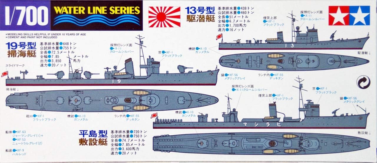 Tamiya Japanese Navy Aux Vessels Hobby Model Kit