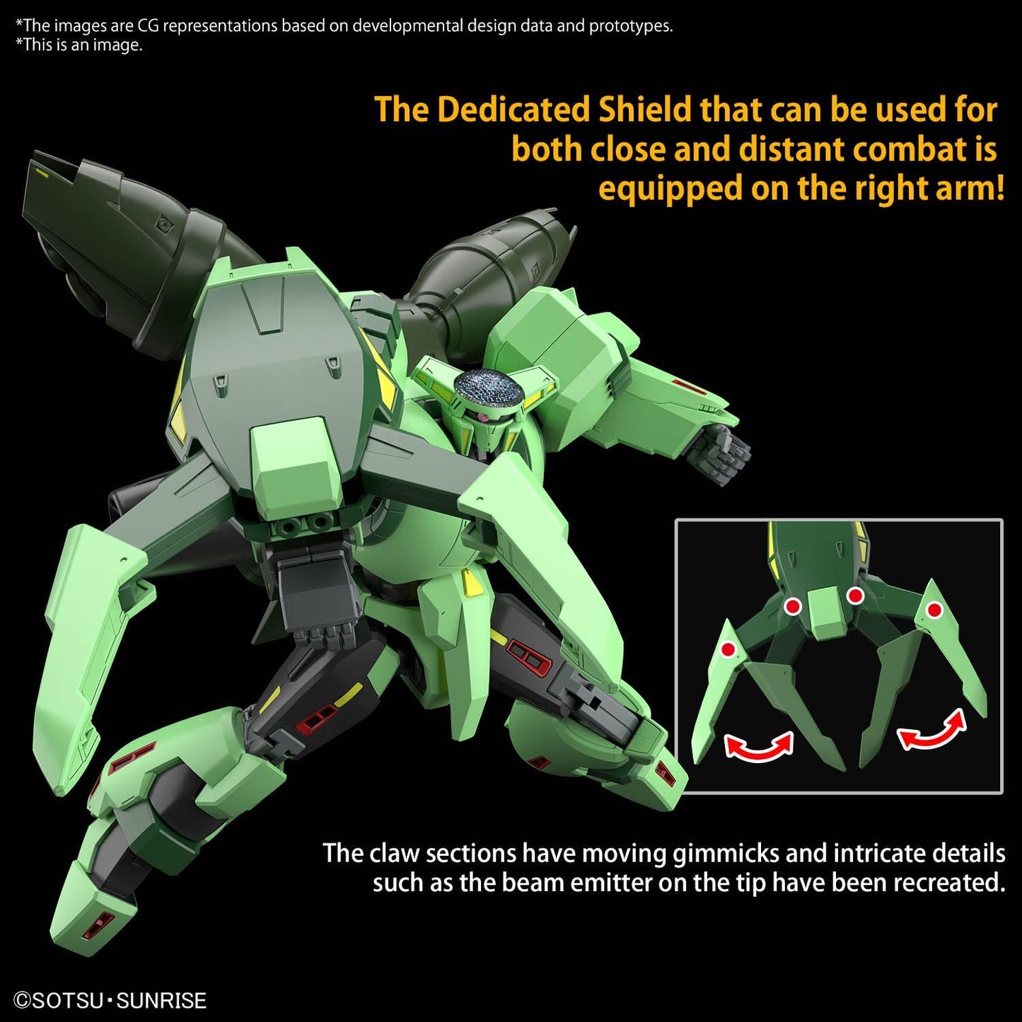 BANDAI Spirits HG Mobile Suit Z Gundam Bolinoke Summon, 1/144 Scale, Color Coded Plastic Model