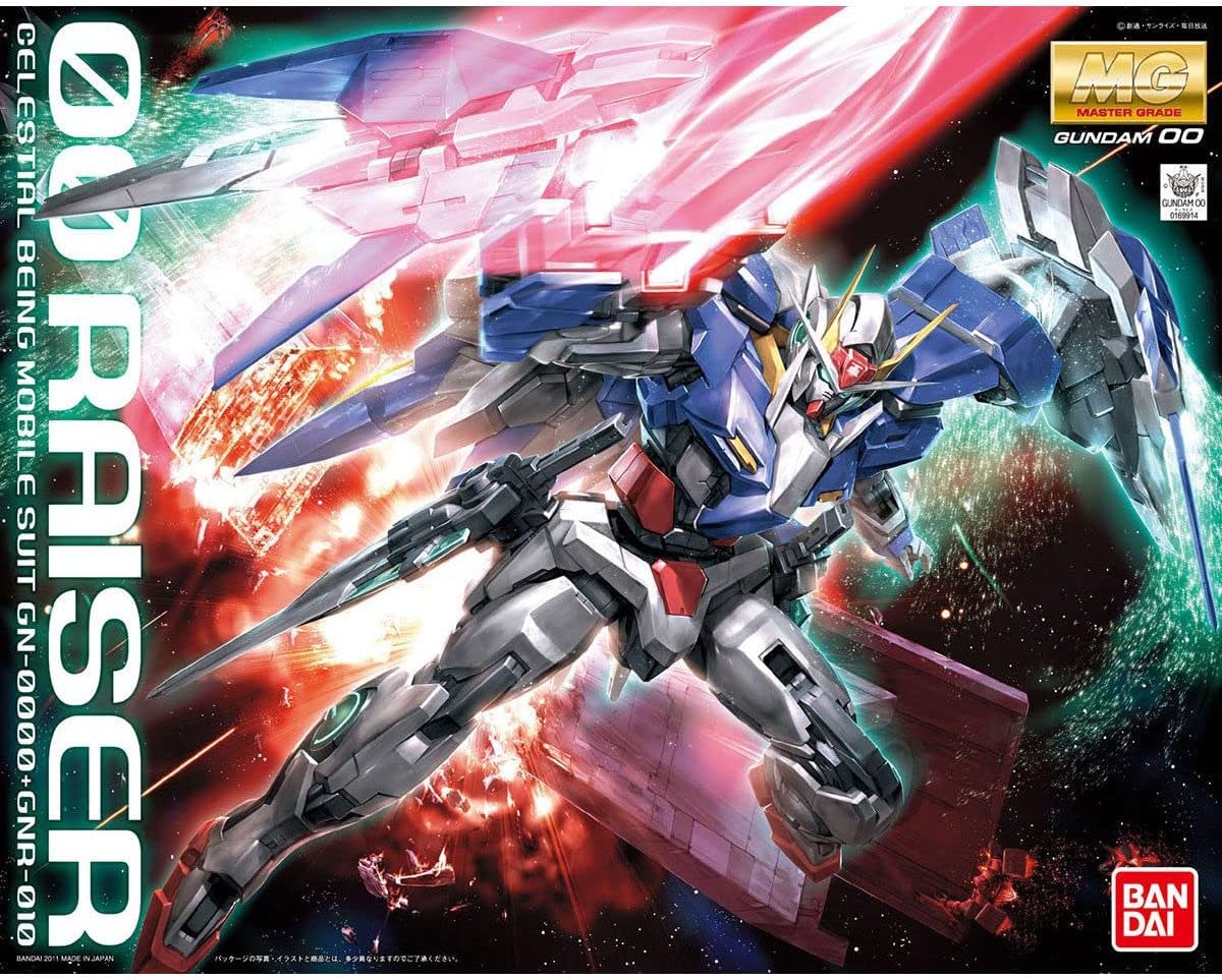 BANDAI SPIRITS MG Mobile Suit Gundam 00 Double O 1/100 Scale Color Coded Plastic Model 166707