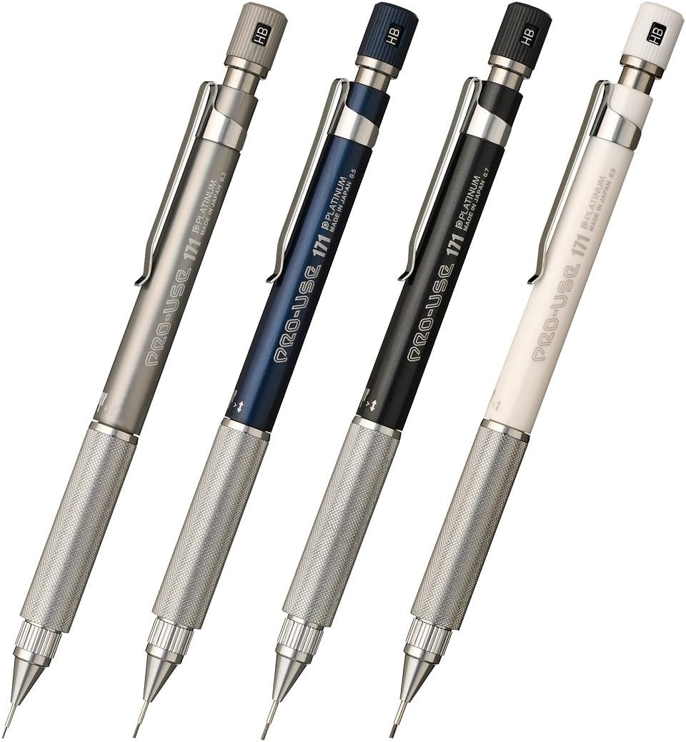 PLATINUM Pro Use 171 Mechanical 0.5mm Blue Pencil,MSDA-1500B#56