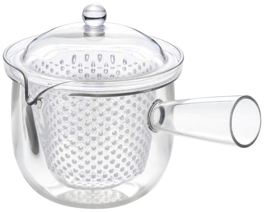 Akebono Sangyo TW-3752 Tea Pot - Type L - Made in Japan - Yokote - Clear - 16.9 fl oz (480 ml)