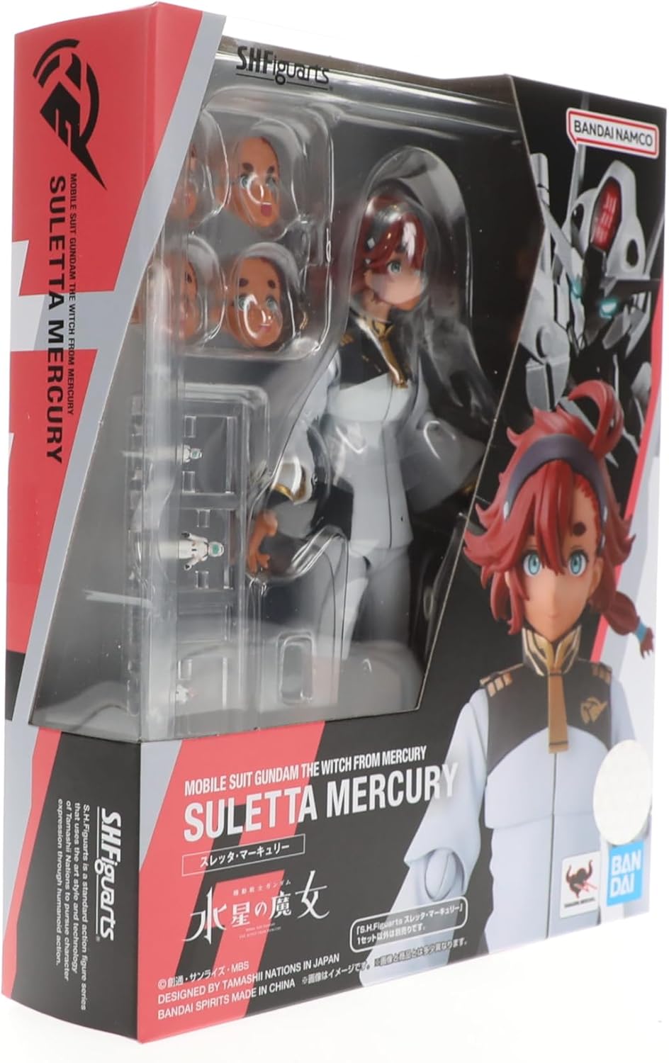 TAMASHII NATIONS - Mobile Suit Gundam: The Witch from Mercury - Suletta Mercury, Bandai Spirits S.H.Figuarts Action Figure