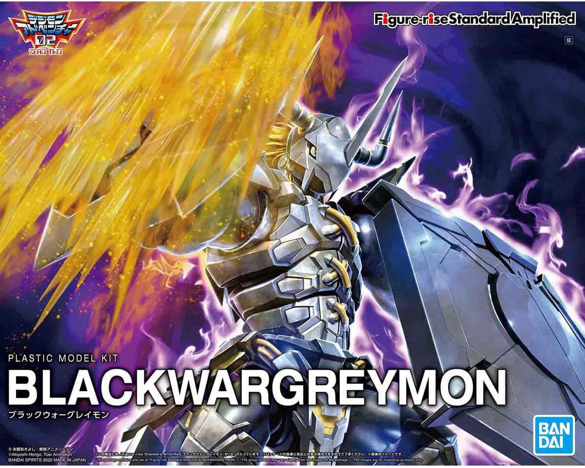 Bandai Hobby - Digimon - Black Wargreymon (Amplified), Bandai Spirits Figure-Rise Standard Model Kit