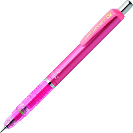 ZEBRA Mechanical Pencil, Del Guard, 0.7mm, Bright Pink (P-MAB85-BRP)