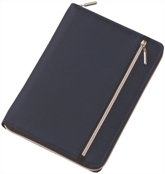 Raymey Fujii CN182K Notebook Cover A5 Nilon Multi-Cover Notebook, Navy