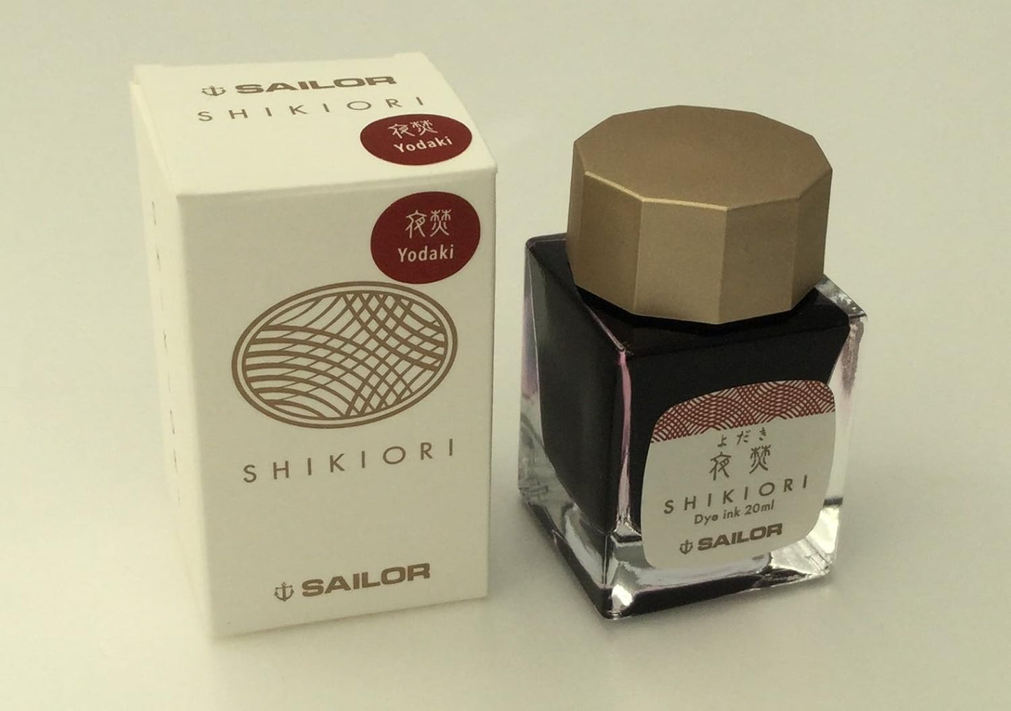 Sailor Fountain Pen, Bottled Ink, Four Seasons, Moonlight Surface, Night Burn, 13-1008-218