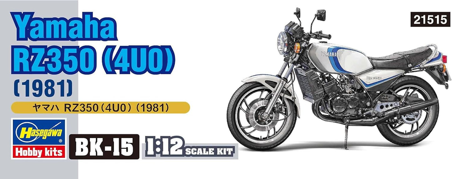 Hasegawa BK15 1/12 Yamaha RZ350, 1981 Model Kit, Multi-Colour