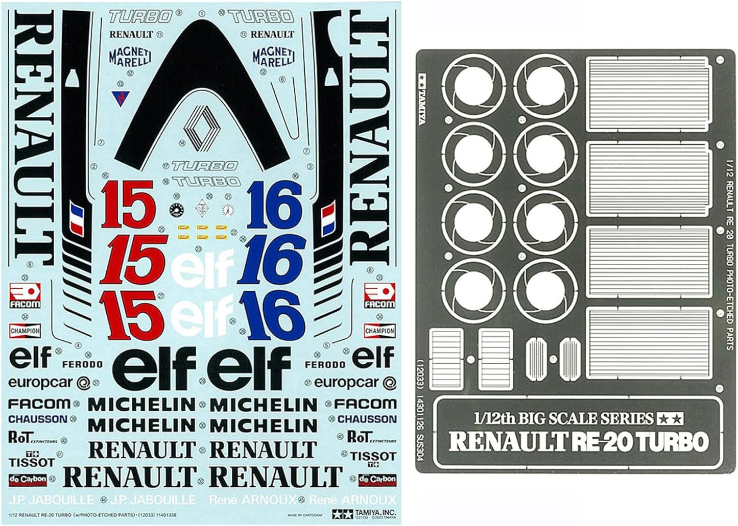 TAMIYA 1/12 Renault RE-20 Turbo LTD ED TAM12033 Plastics Cars/Trucks Other