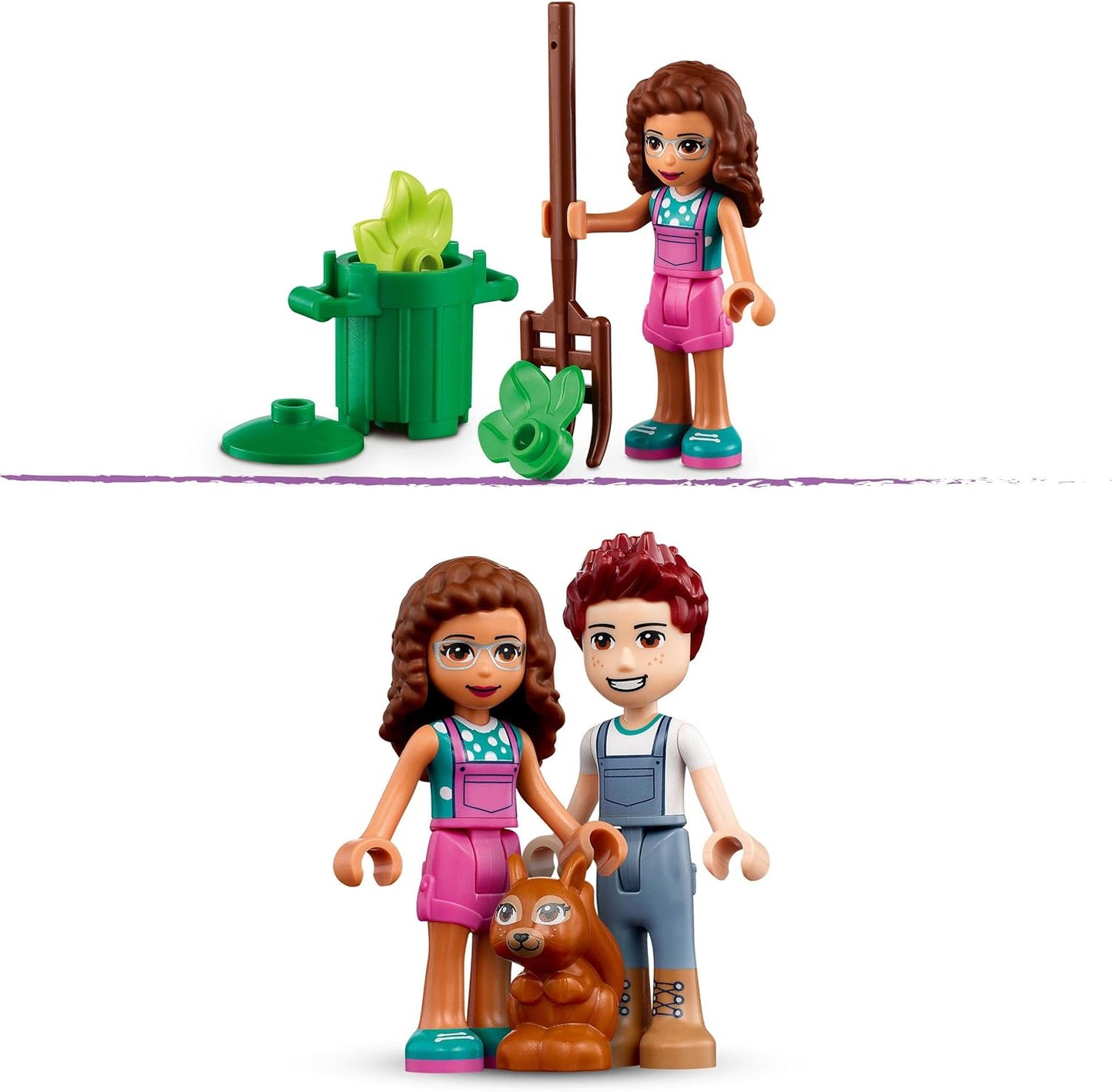 LEGO 41707 Friends The Tree Planter Truck Car Construction Toy with Animal Figurines, Gardening for Girls and Boys Aged 6+