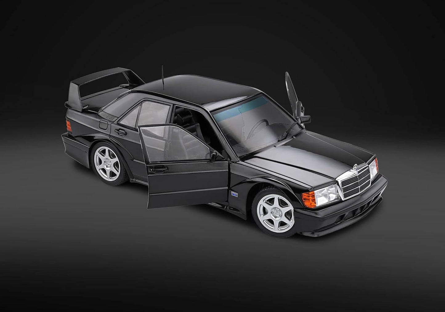 Solido 1990 Mercedes-Benz 190 Evo II W201 Black 1:18