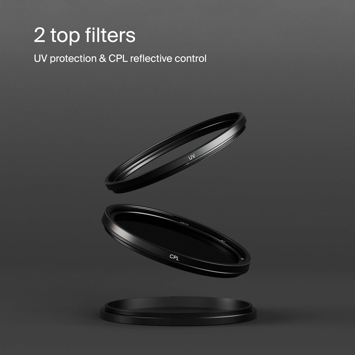 Urth 95mm 2-in-1 Lens Filter Kit (Plus+) - UV, Circular Polarizing (CPL), Multi-Coated Optical Glass, Ultra-Slim Camera Lens Filters