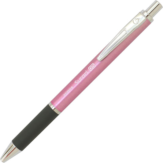 ZEBRA Emulsion Ink Ballpoint Pen Surari 300 0.5mm Point, Pink Body (BAS38-P)