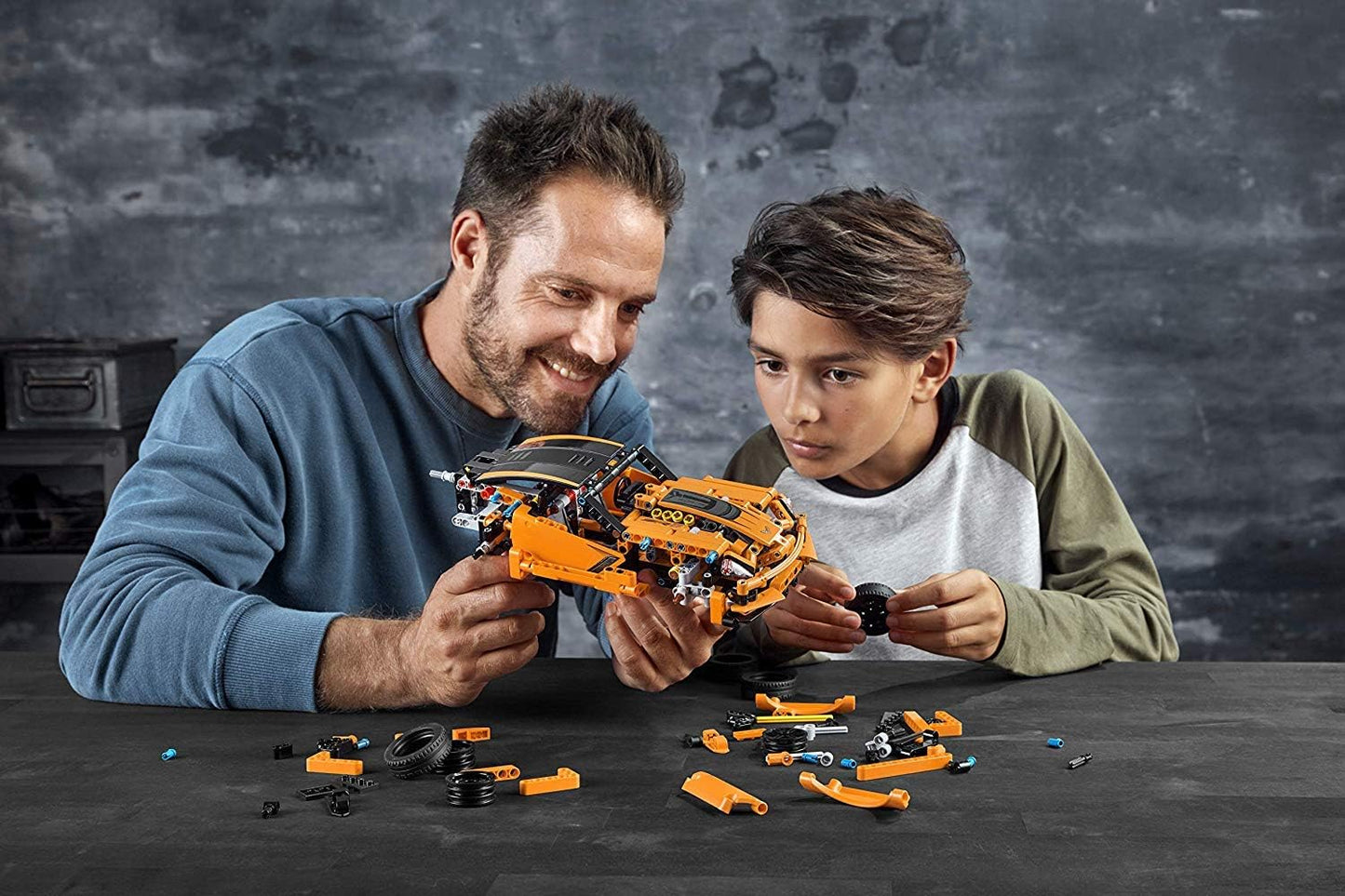 Technic Chevrolet Corvette Zr1 Replica, 2 in 1 Collectible Car Model, Advanced Construction Set