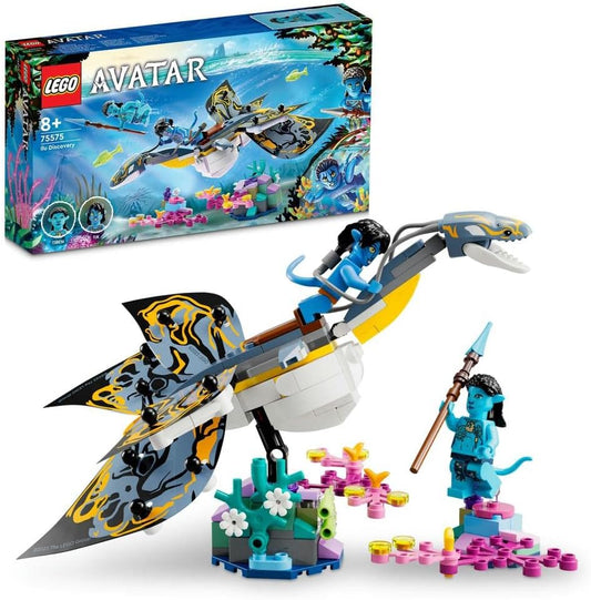 LEGO 75575 Avatar Avatar Ilu Discovery The Way of Water Film Construction Toy Set to Collect with Fantasy Creature, Decoration for Children