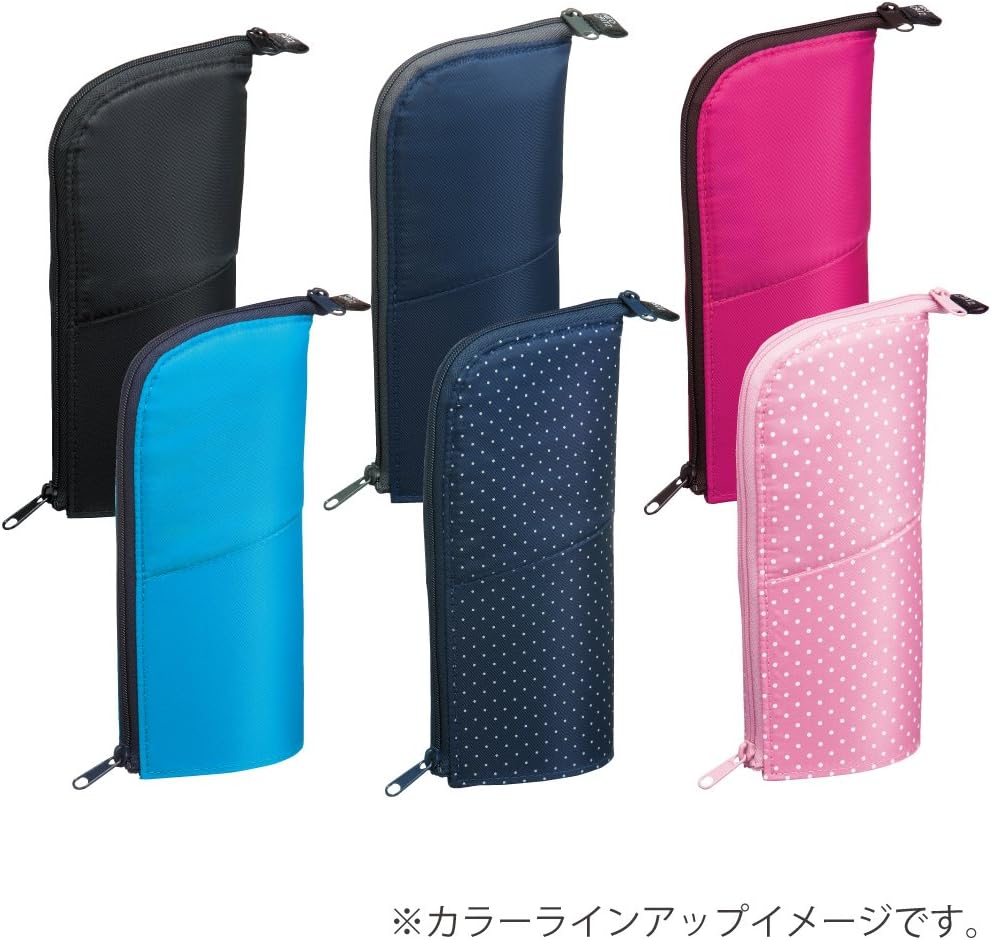 KOKUYO NEO CRITZ Pen Case (Regular, Pink Dot x Pink)