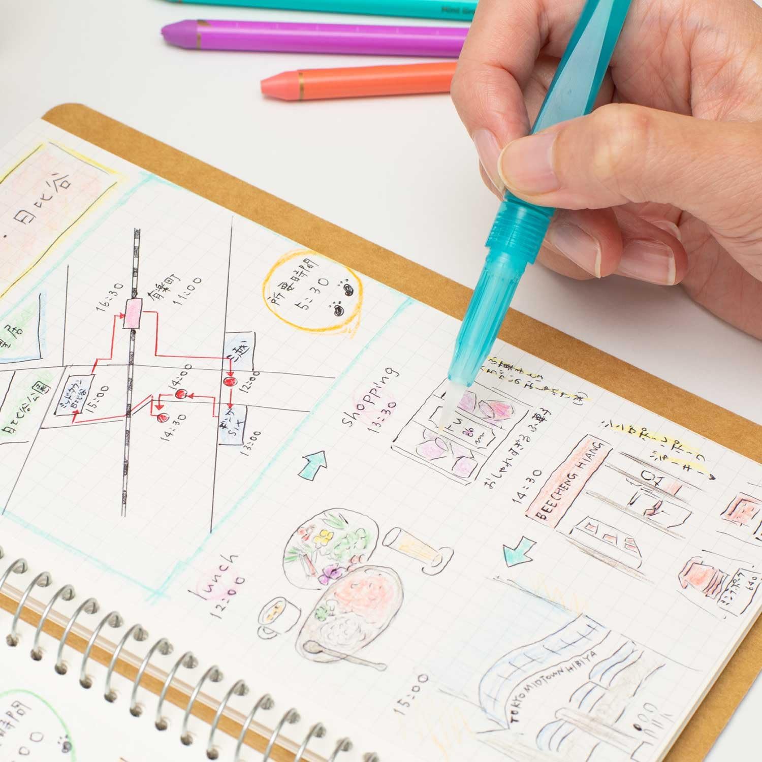 Pentel Watercolor Pencils – 12 Standard Mix Colors (GSS1-12ST)