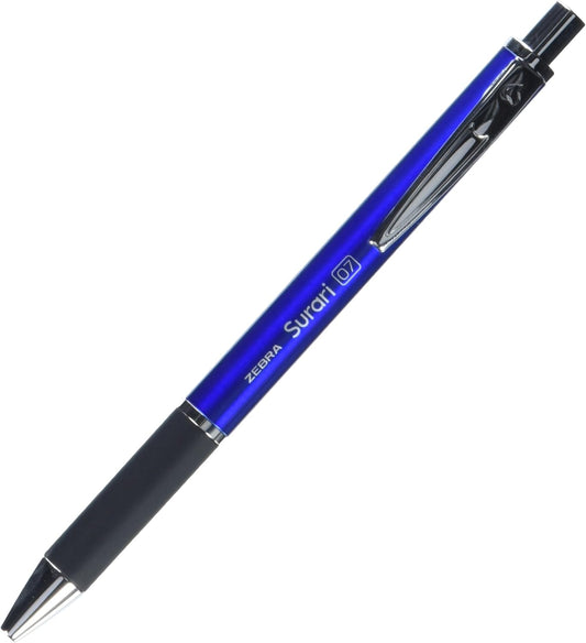 ZEBRA Emulsion Ink Ballpoint Pen Surari 300 0.7mm Point, Blue Body (BA38-BL)