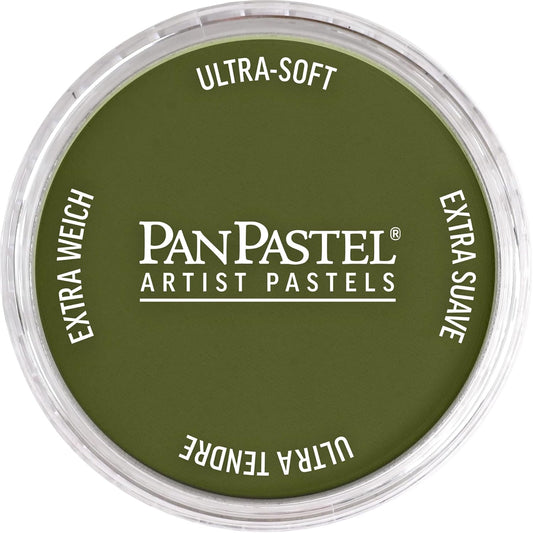 PanPastel Artist Pastels by GOLDEN, Hansa Yellow Extra Dark, 2.44 / 62mm Pan Diameter, Professional Artist Pastels, Unique Pan Format (cake-like)