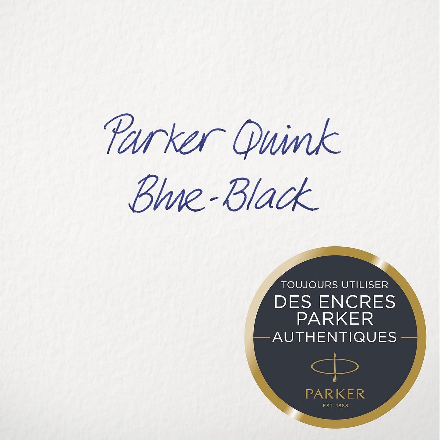 PARKER QUINK Ink Bottle, Blue-Black, 57 ml