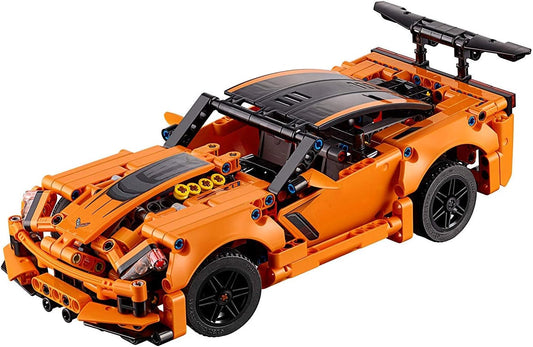 Technic Chevrolet Corvette Zr1 Replica, 2 in 1 Collectible Car Model, Advanced Construction Set