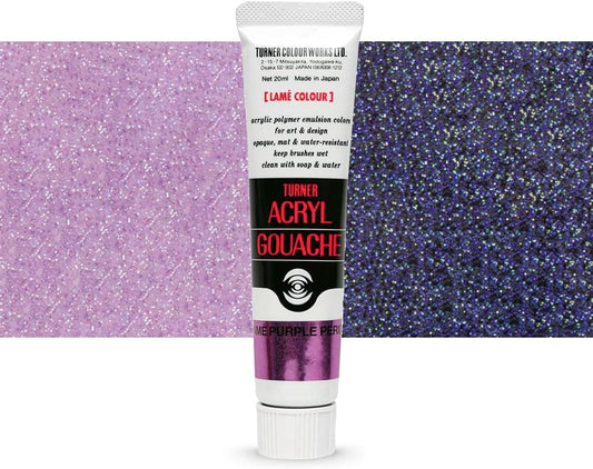 Turner Colour Works Acryl Gouache Artist Acrylic Paint - Single 20 ml Tube - Lam Purple Peridot