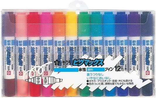 SAKURA ZPK-T12 Pigmax Twin, 12 Colors