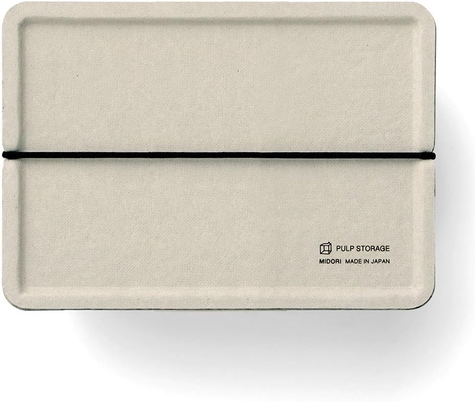 Midori 16097006 Pulp Storage Card Box, Gray
