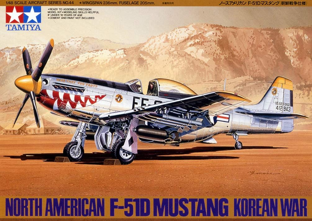 Tamiya Models F-51D Mustang Model Kit