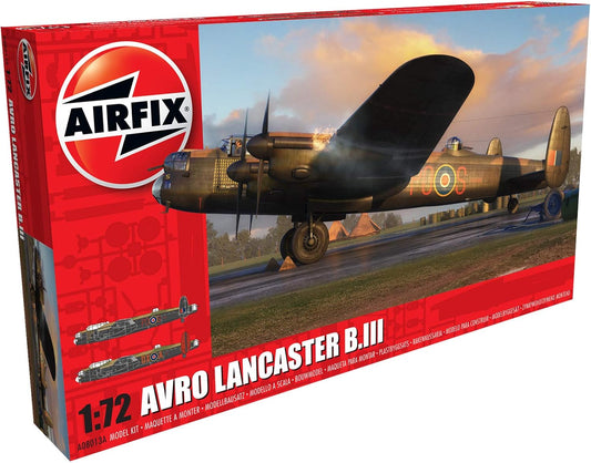 Airfix Avro Lancaster B III 1:72 Military Aviation Plastic Model Kit A08013A,Gray