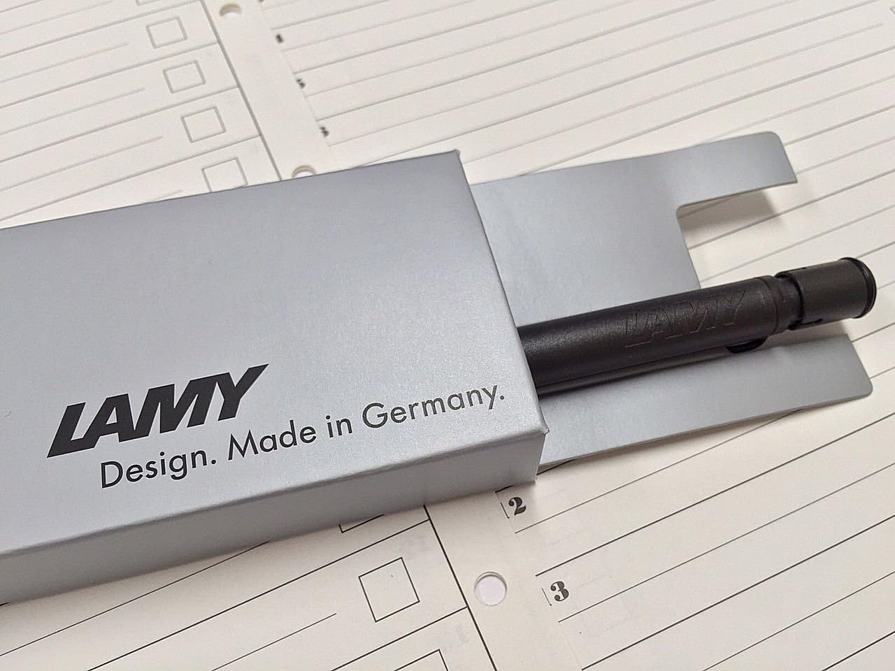 LAMY Safari Mechanical Pencil, Black, L117, 0.5mm, Genuine Imported
