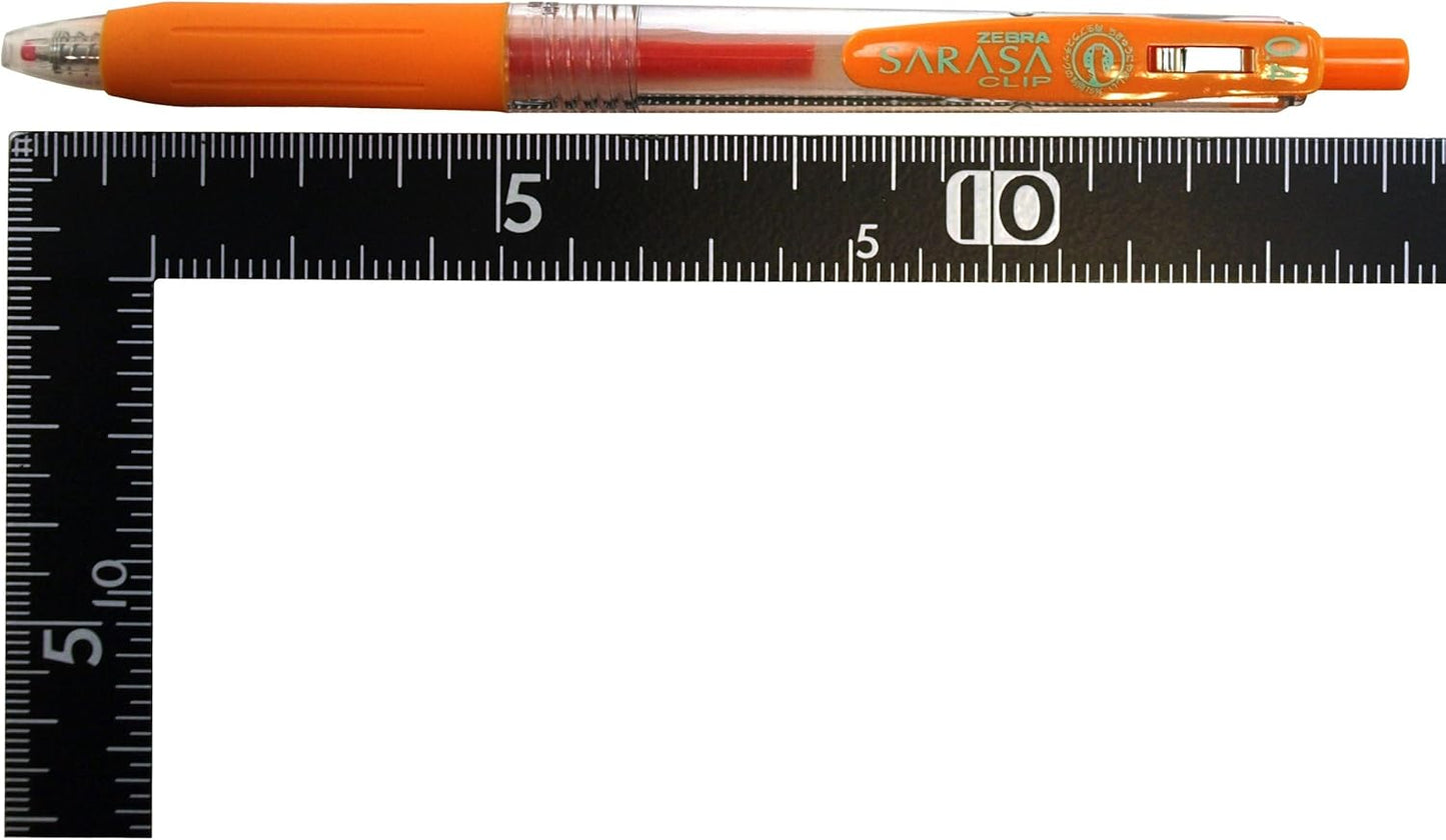 ZEBRA B-JJS15-BL Sarasa Clip Gel Ballpoint Pen, 0.4, Blue