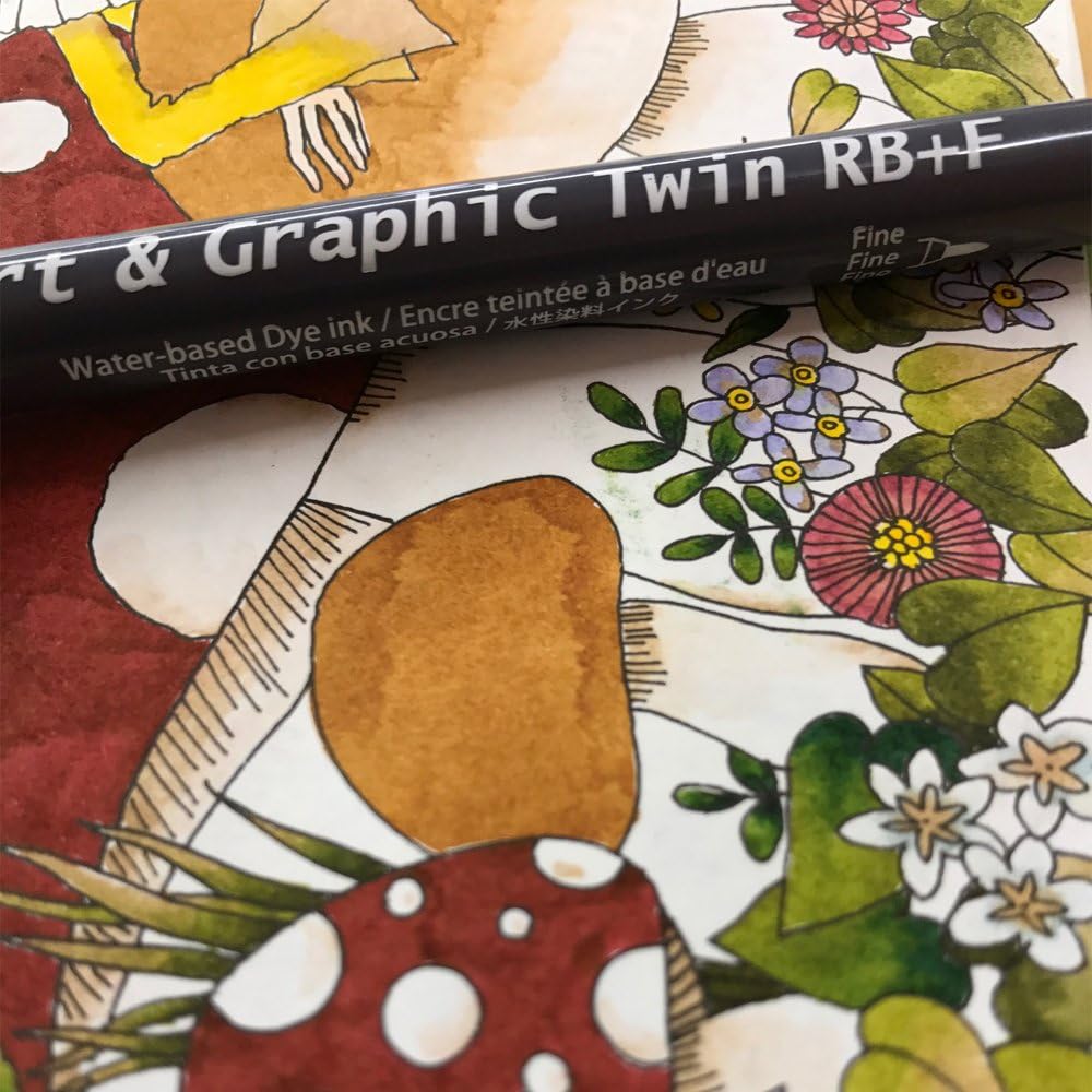 Kuretake ZIG ART & GRAPHIC TWIN RB+F (VDE)