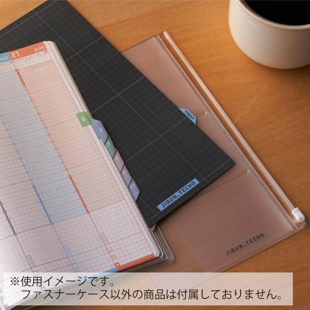 Kokuyo Jibun Techo Goods Zipper case for A5 Slim Standard