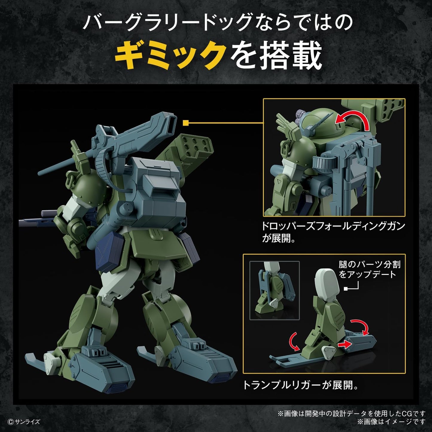 Bandai Hobby - Armored Trooper Votoms Brilliantly Shining Heresy - Burglarydog HG 1/72 Model Kit