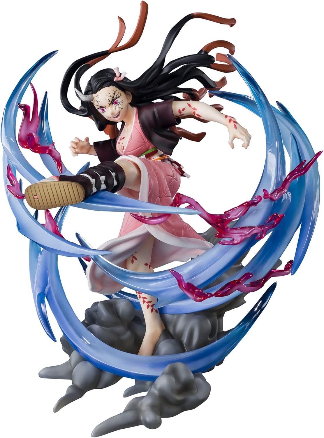 TAMASHII NATIONS - Demon Slayer: Kimetsu no Yaiba - Nezuko Kamado -Demon Form Advancing Ver., Bandai Spirits FiguartsZERO Collectible Statue