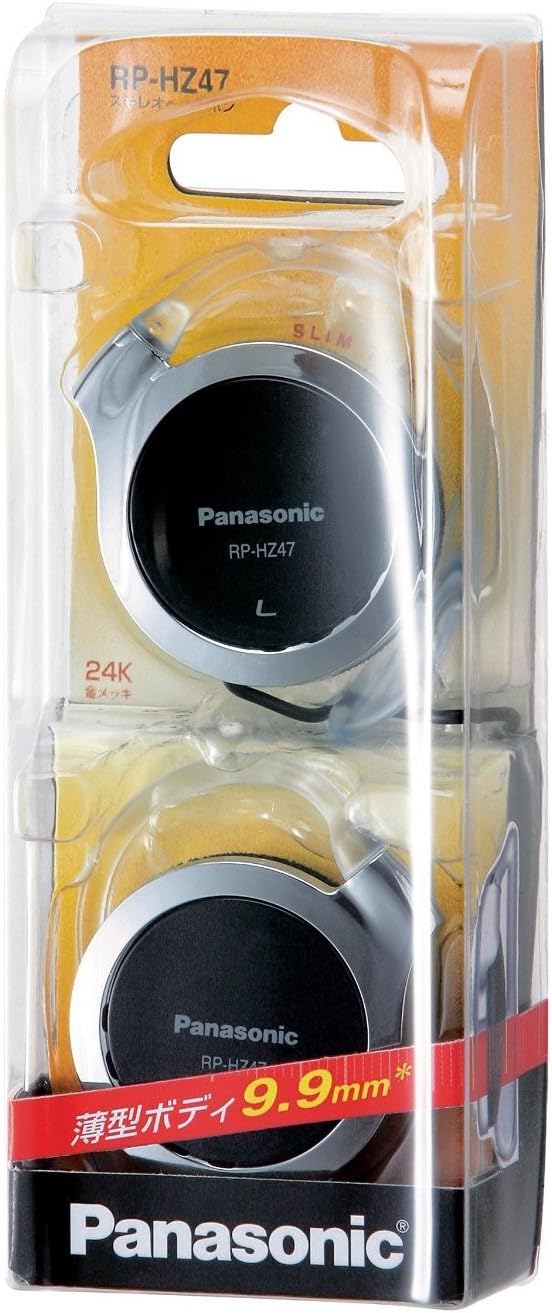 Panasonic clip headphone black RP-HZ47-K