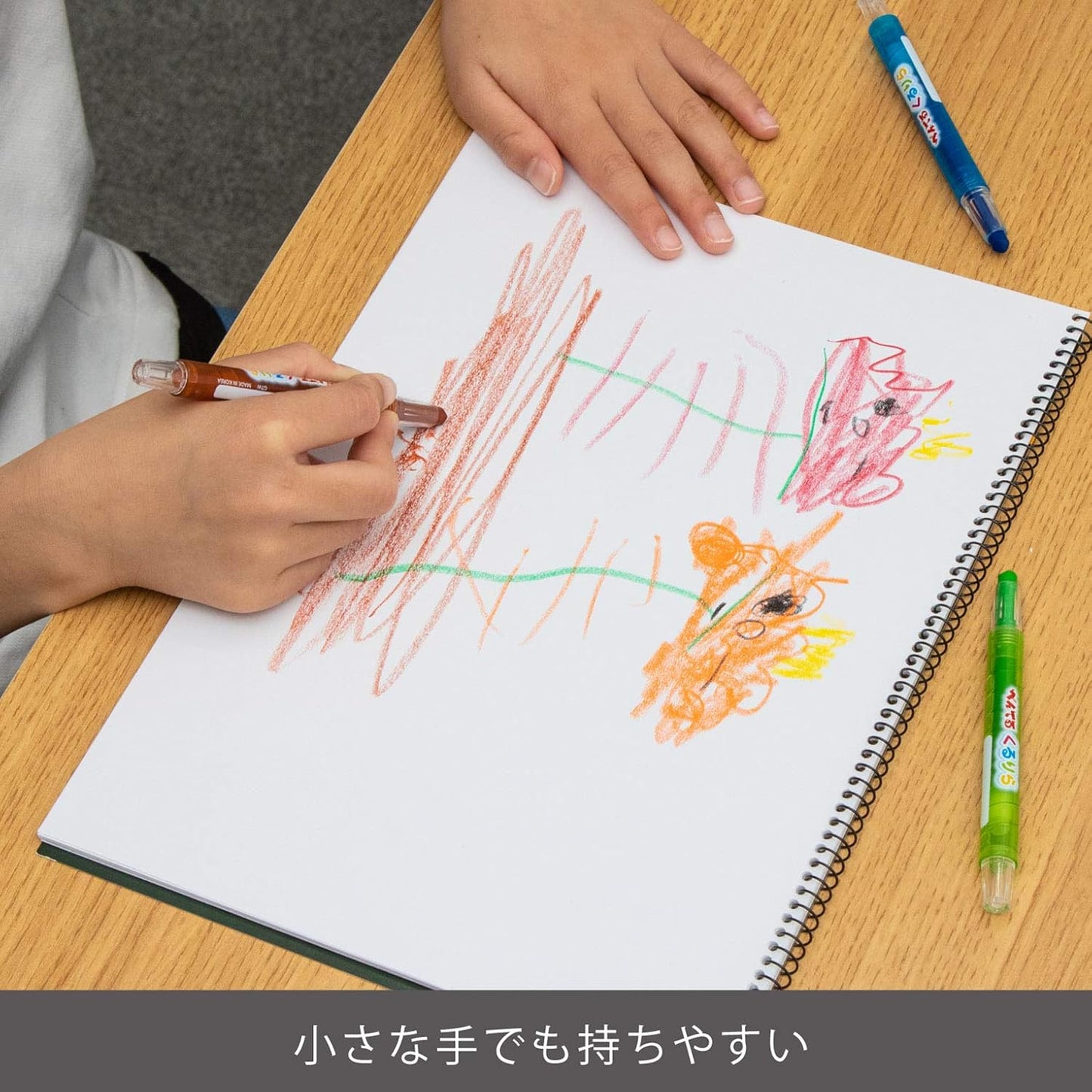 Pentel Kururira Twist Crayon - 12 Color Set (japan import)