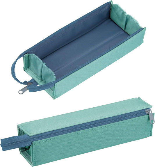 Kokuyo F-VBF140-9 Pencil Case, C2, Sheet Blue, S Size, Pale Turquoise