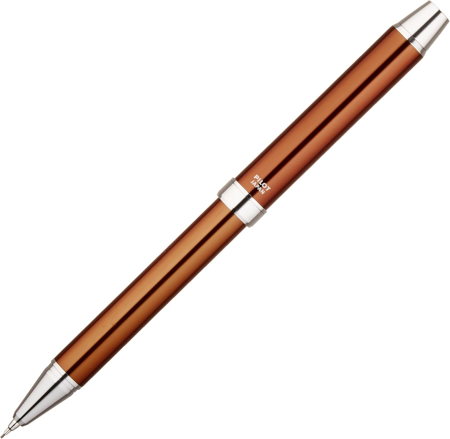 PILOT 2 Plus 1 Evolt 2 Color 0.7mm Ballpoint Multi Pen, 0.5mm Mechanical Pencil, Brown Body (BTHE-1SR-BN)