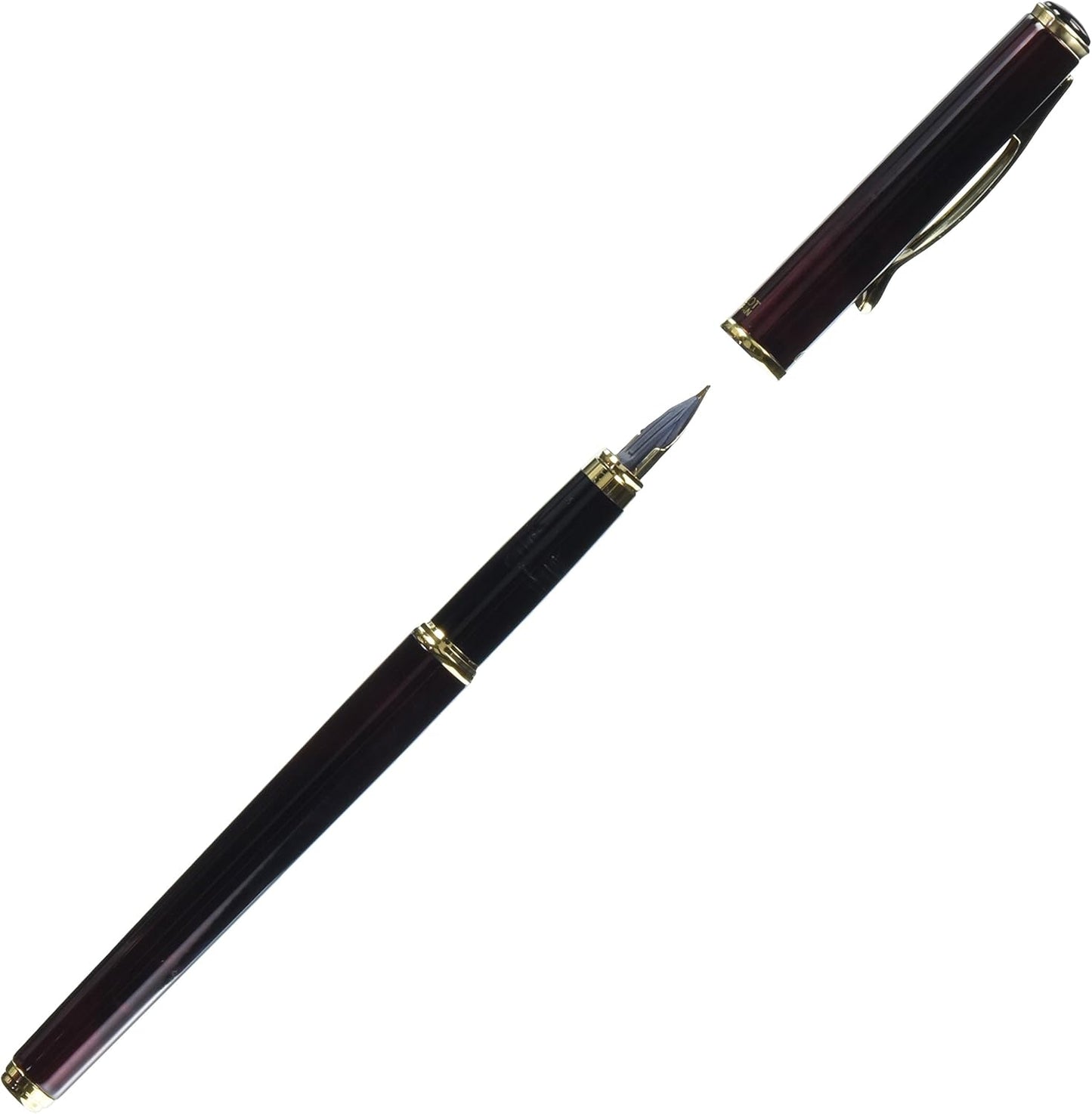 PILOT Cavalier Fine Nib Fountain Pen, Pink Body (FCA-3SR-P-F)