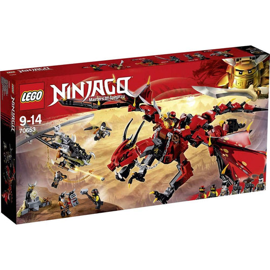 Ninjago Firstbourne Playset, Dragon & Hunter Helicopter Toy, Build & Play Dragon Toys for Kids