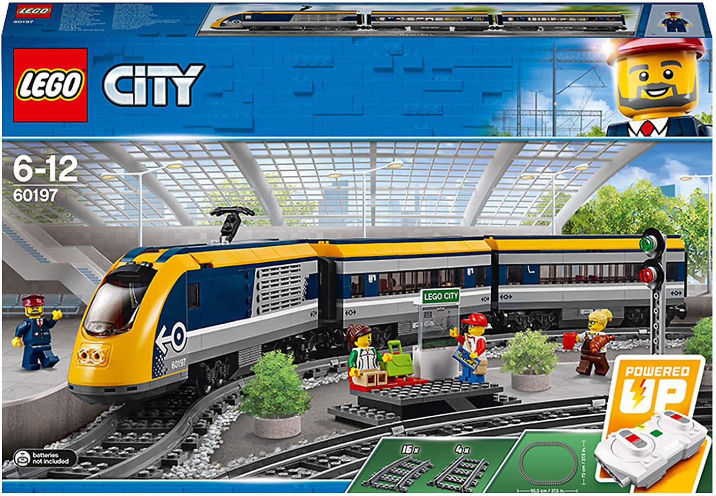 City Passenger Rc Train Toy, Construction Track Set for Kids