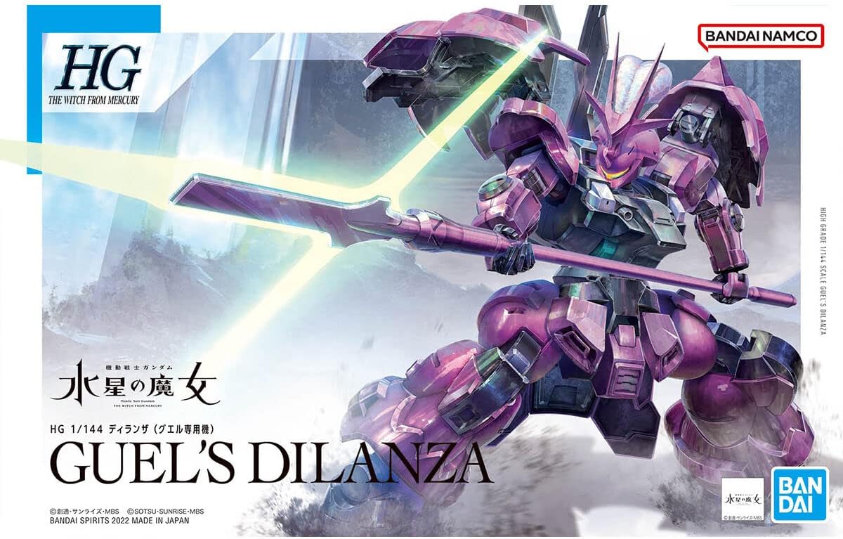 Bandai HG 1/144 Gundam Witch from Mercury 004 Guel's Dilanza Model Kit