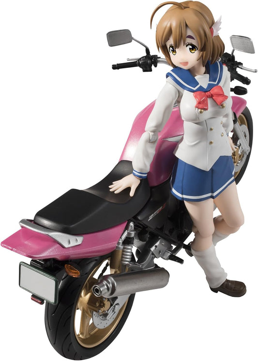 Bandai Tamashii Nations S.H. Figuarts Hane Sakura (Uniform) & CB400 Super Four "Bakuon!!" Action Figure